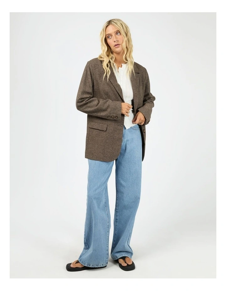 Elodie Blazer in Brown image 3