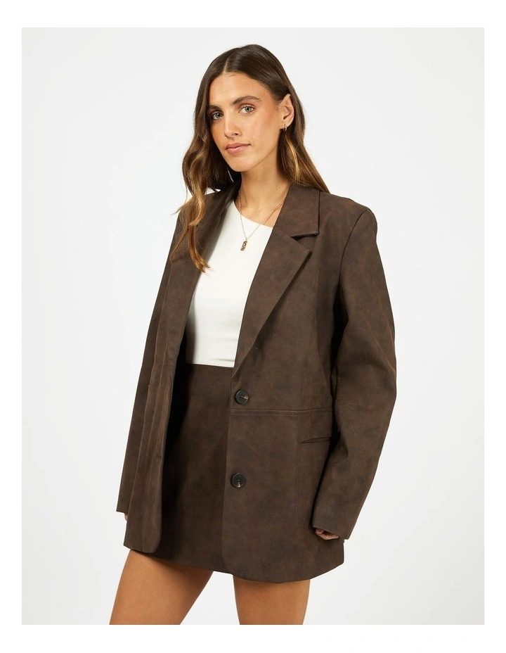 Vanner Blazer in Coffee image 3