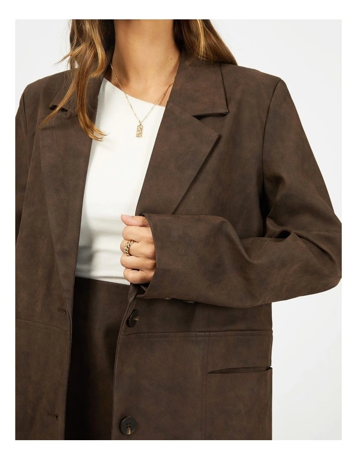 Vanner Blazer in Coffee image 4