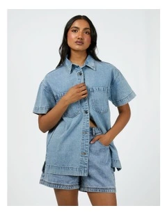 Simi Denim Shirt in Blue