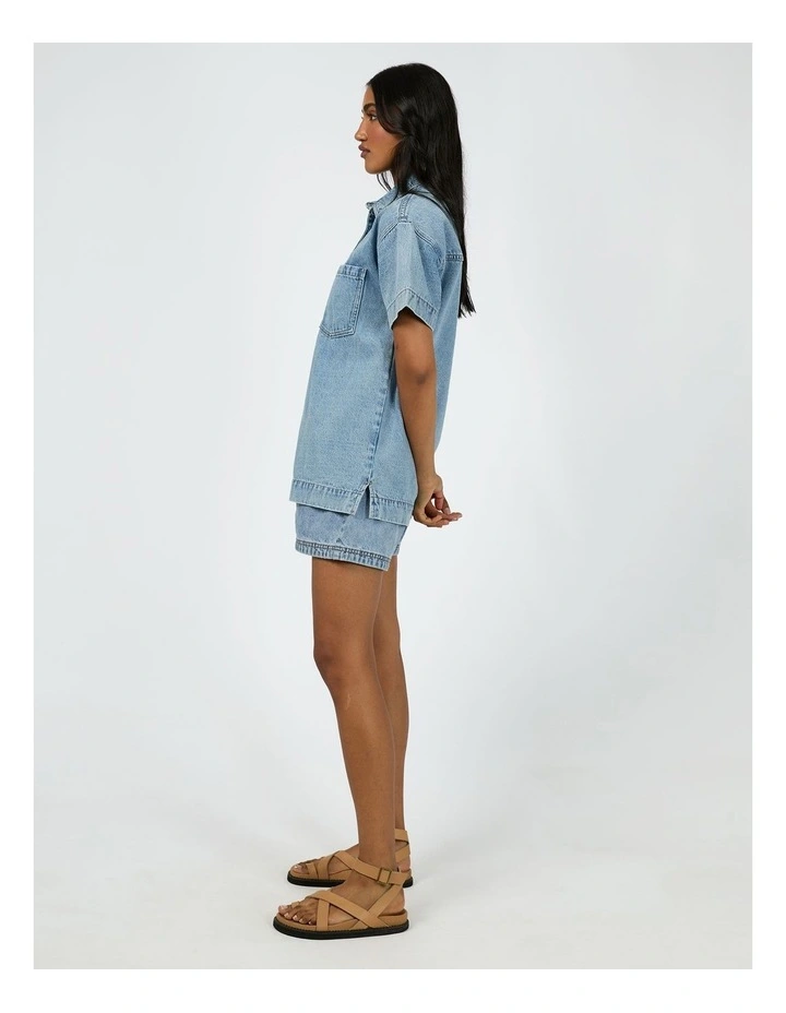 Simi Denim Shirt in Blue image 5