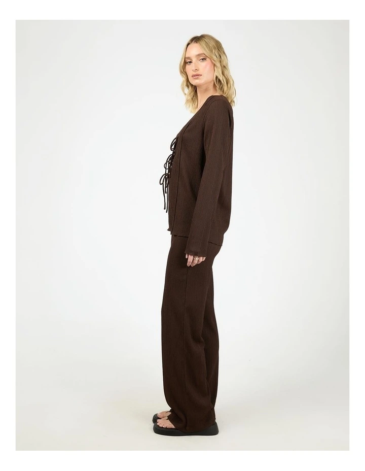 Shania Knit Top in Brown image 6
