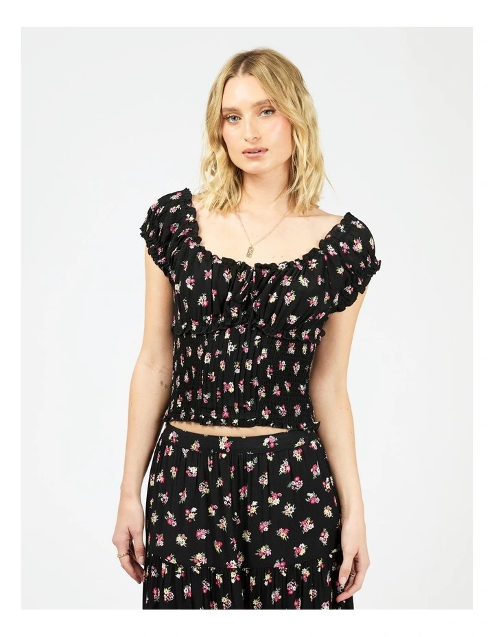 Vienna Top in Black image 1