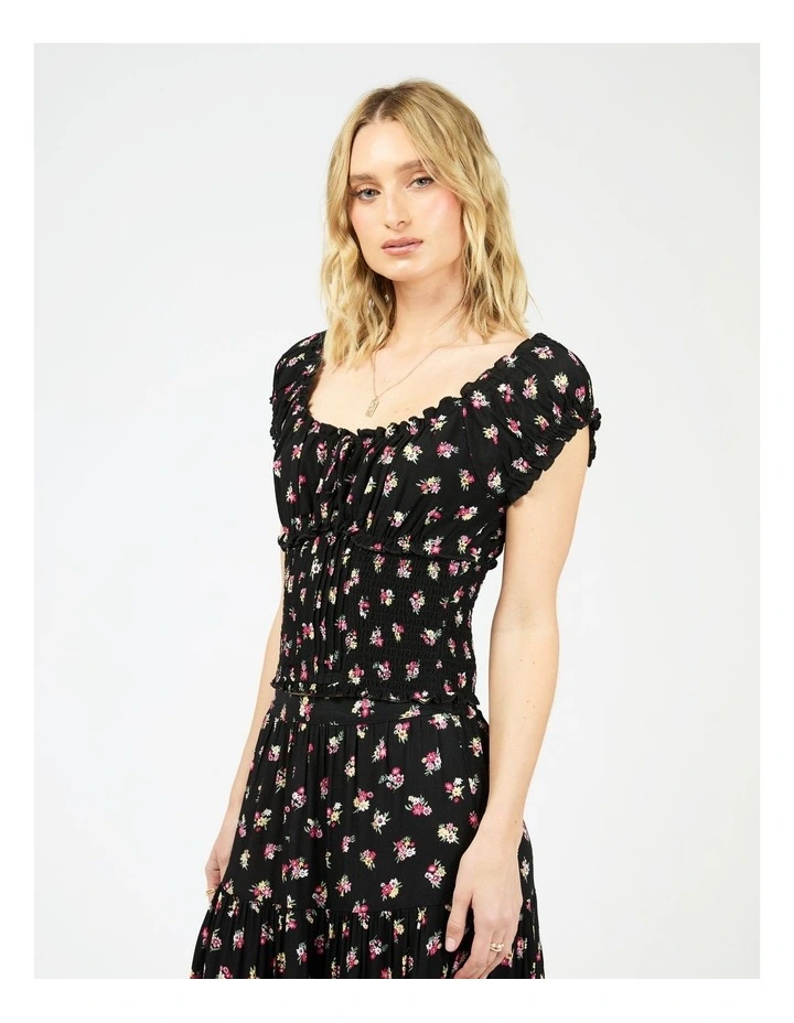 Vienna Top in Black image 3