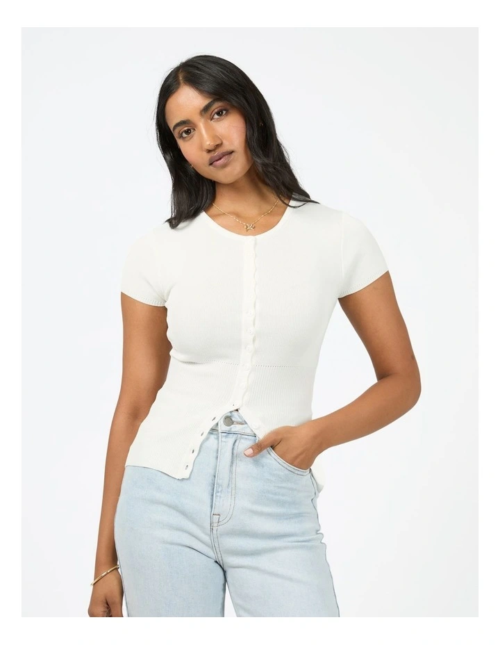 Olive Knit Top image 1