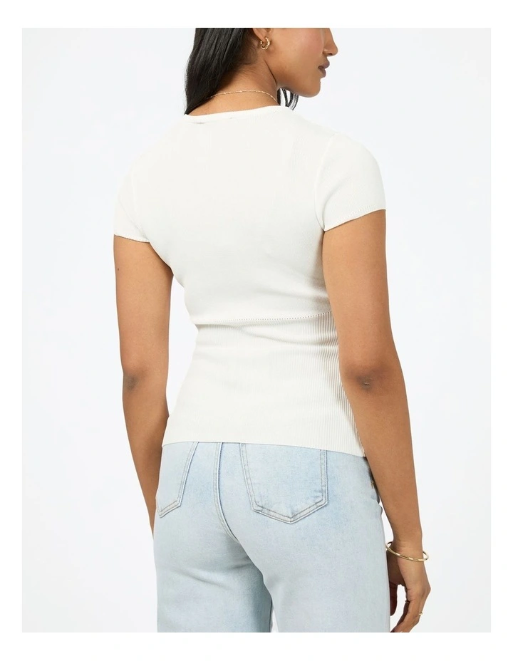 Olive Knit Top image 2