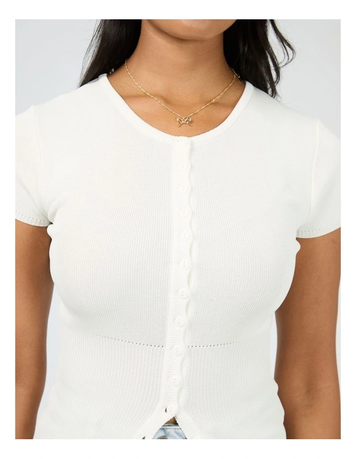 Olive Knit Top image 4