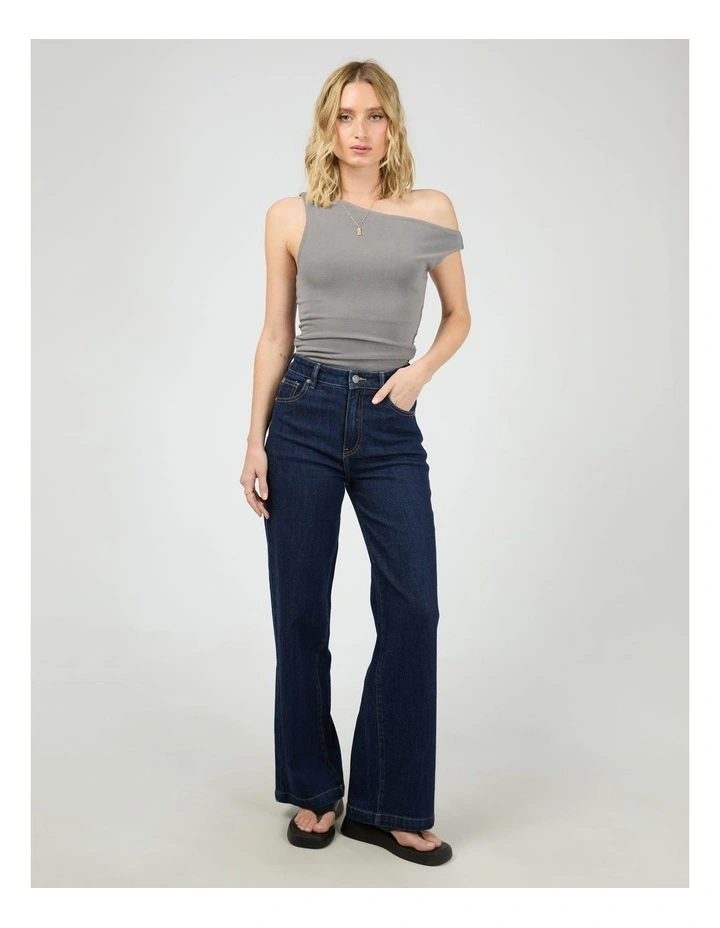 Kylie Off Shoulder Top 6457242 in Charcoal image 3