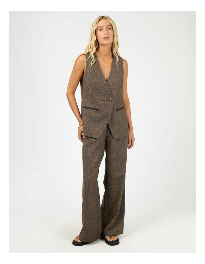 Elodie Vest in Brown image 3