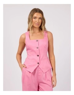 Fern Linen Vest