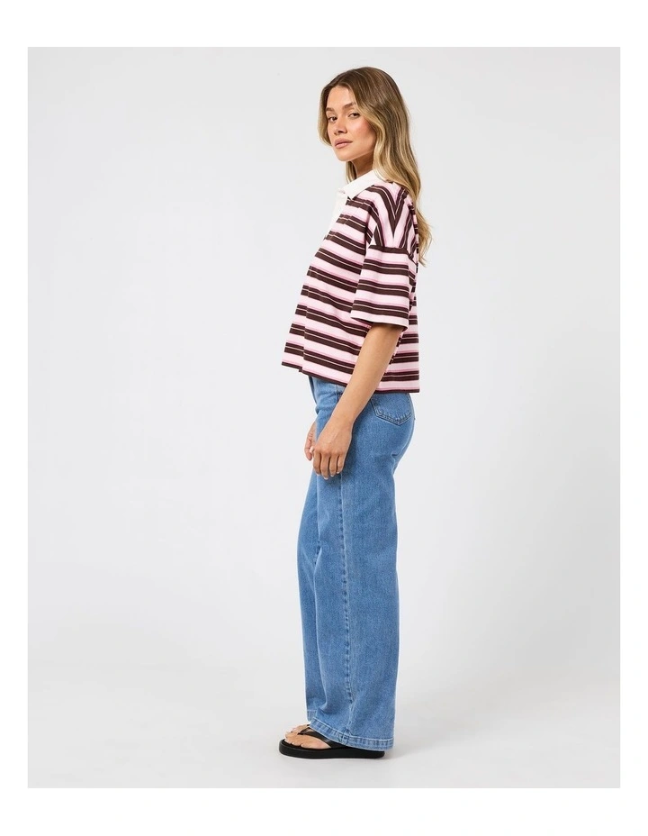Harri Stripe Rugby Top image 6