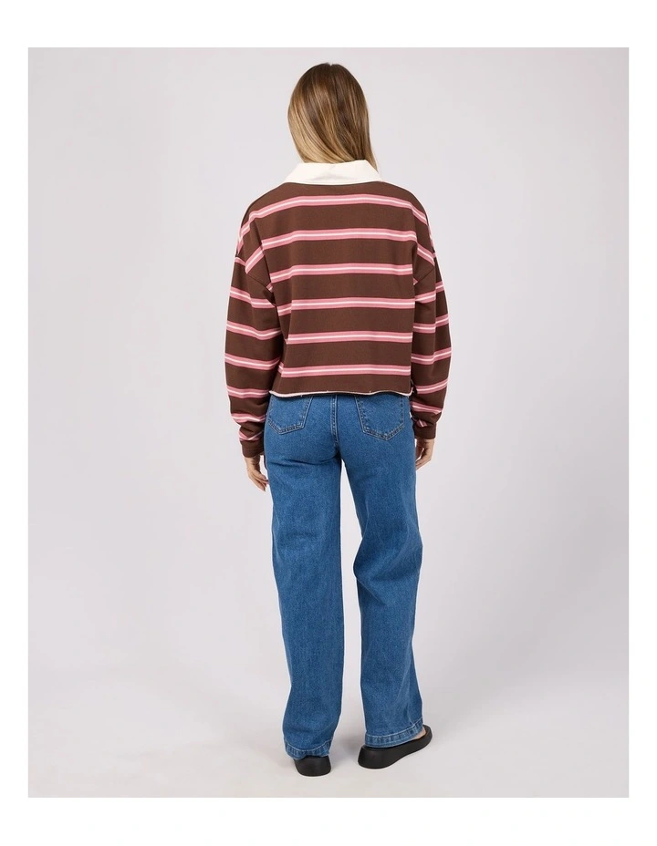 Harri Stripe Rugby Long Sleeve Tee image 2