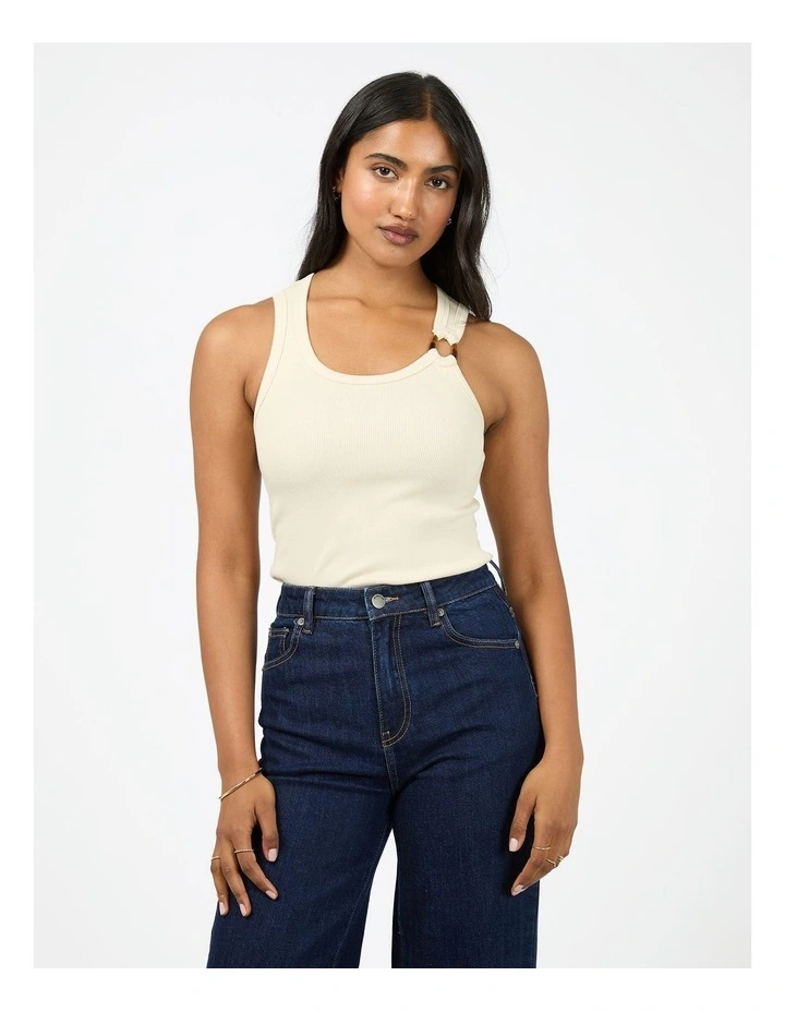 Aae Feature Tank Singlet 64X5218 in Vanilla image 1