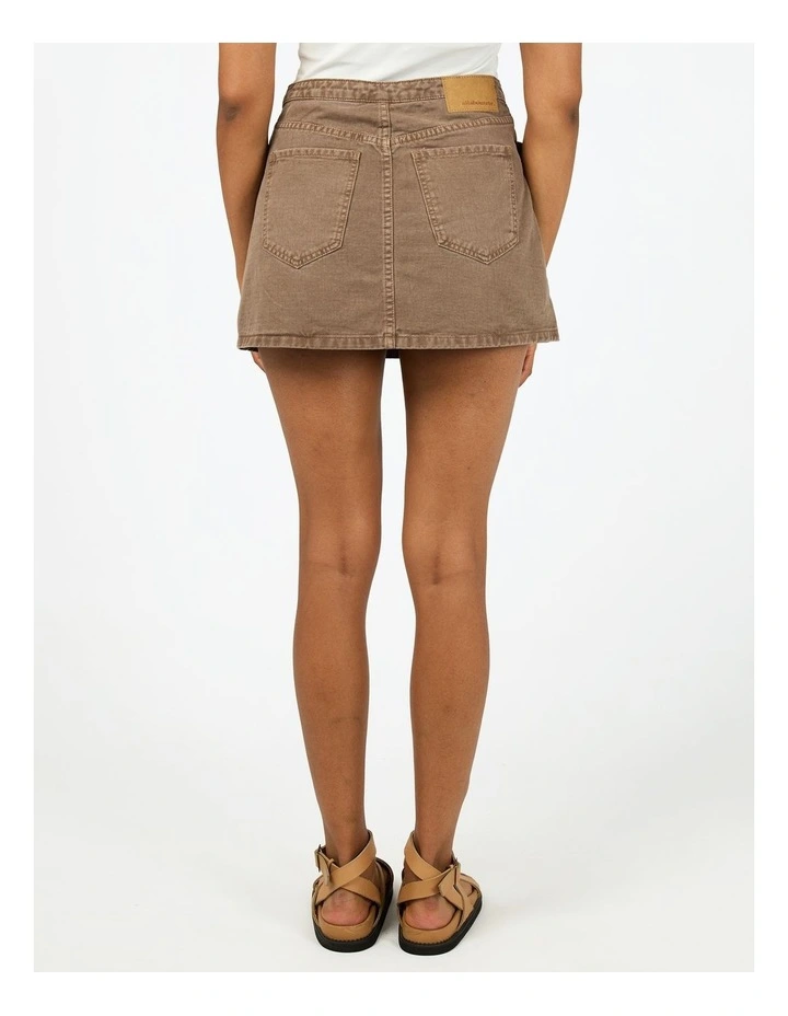 Lenni Mini Skort in Brown image 2