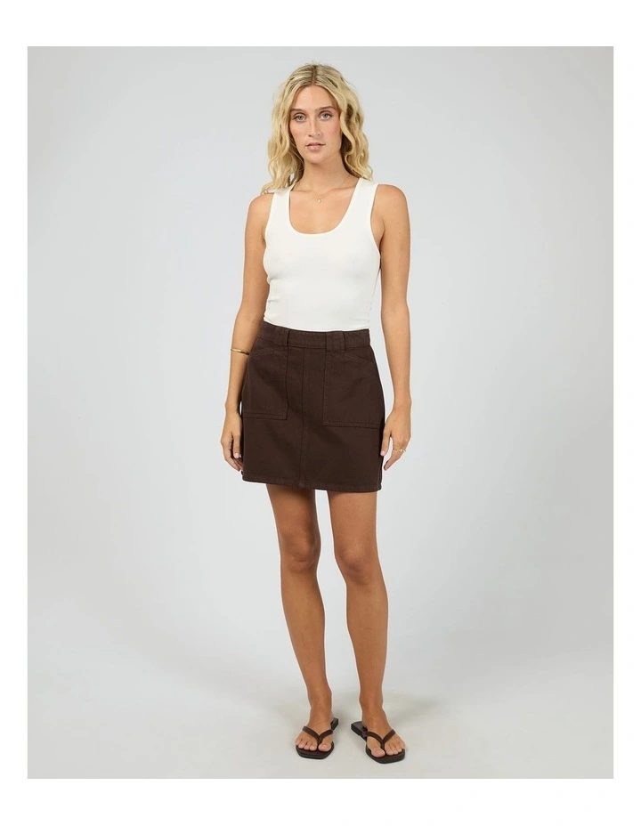 Becca Skirt - Brown image 3