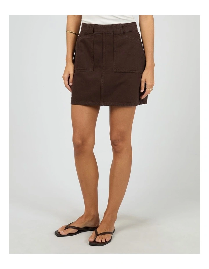Becca Skirt - Brown image 4
