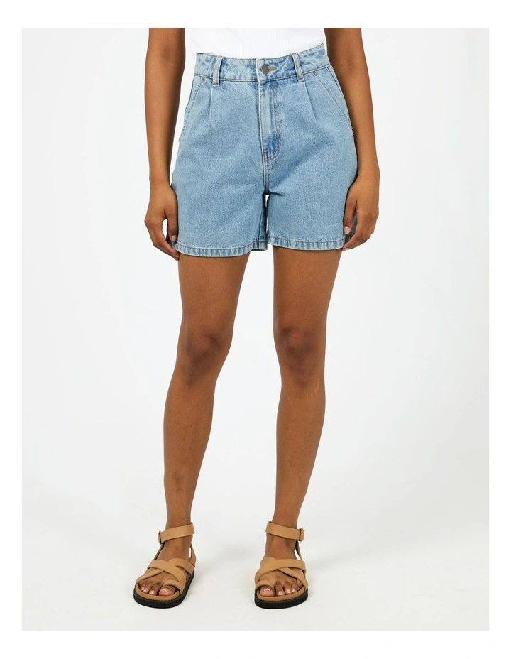 Stevie Denim Short in Blue image 5