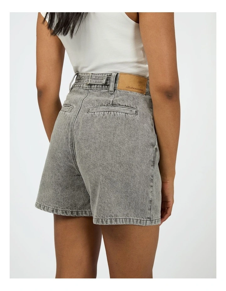 Stevie Denim Short in grey image 4