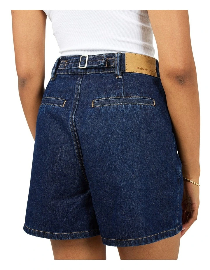 Stevie Denim Short in Blue image 7