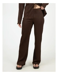 Shania Knit Pant in Brown