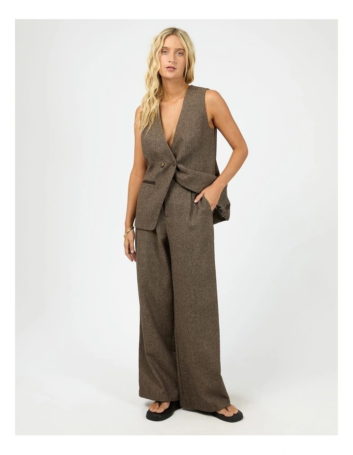 Elodie Pant in Brown image 3