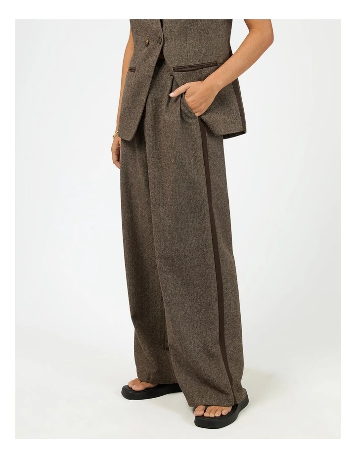 Elodie Pant in Brown image 4
