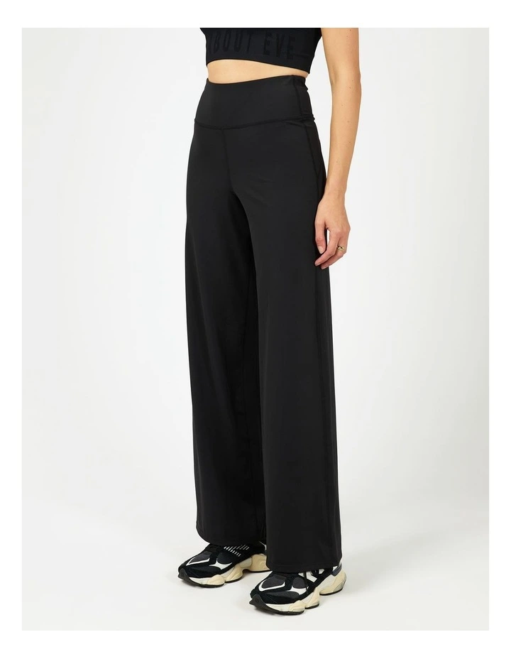 Studio Wide Leg Pant in Black image 3