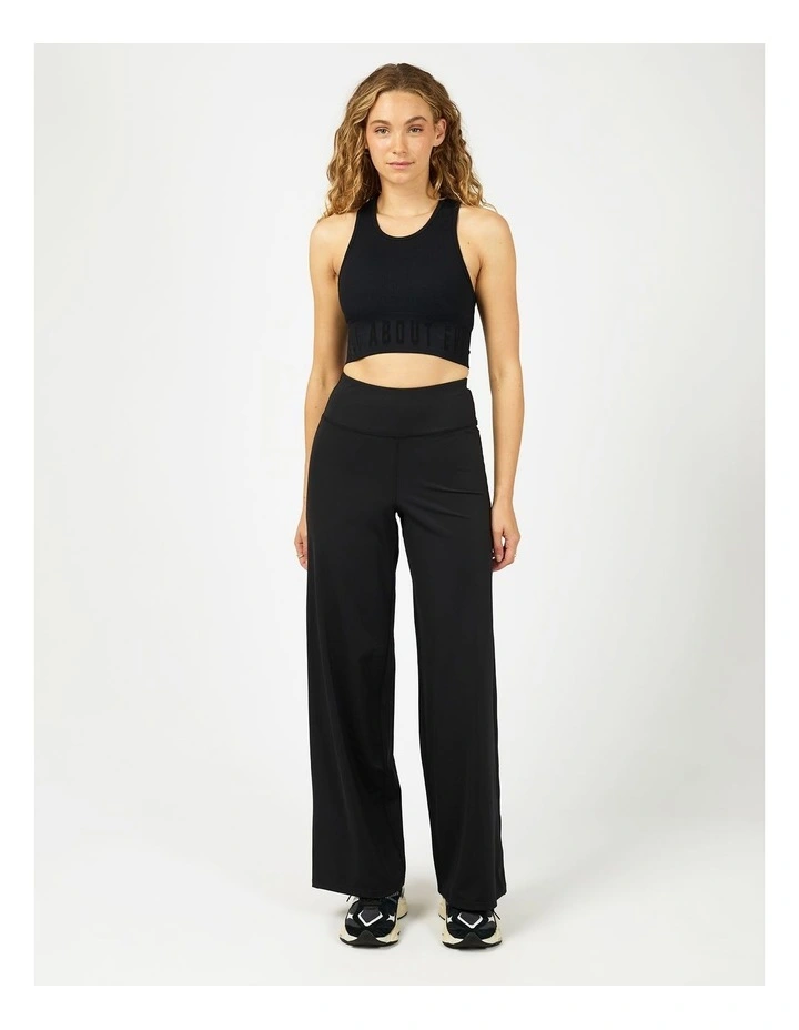 Studio Wide Leg Pant in Black image 5