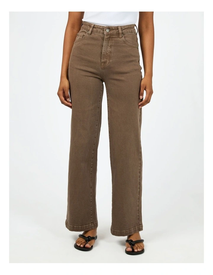 Jacqui Wide Leg in Brown image 1