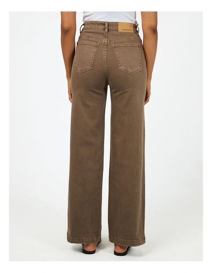 Jacqui Wide Leg in Brown image 2