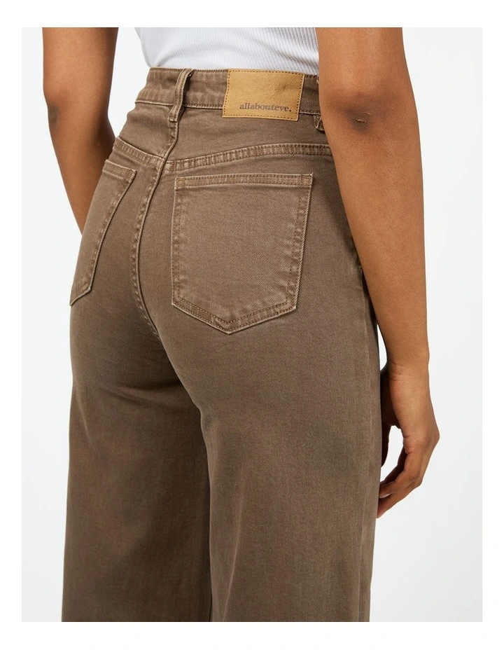 Jacqui Wide Leg in Brown image 4