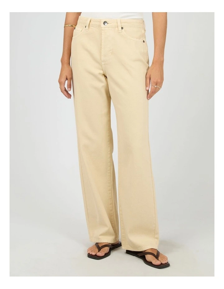 Jacqui Wide Leg - Butter image 1
