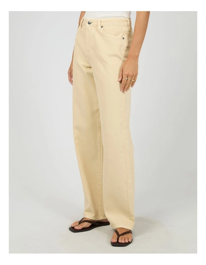 Jacqui Wide Leg - Butter image 3