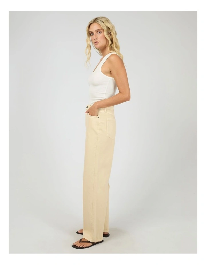 Jacqui Wide Leg - Butter image 6