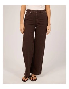 Jacqui Wide Leg - Brown