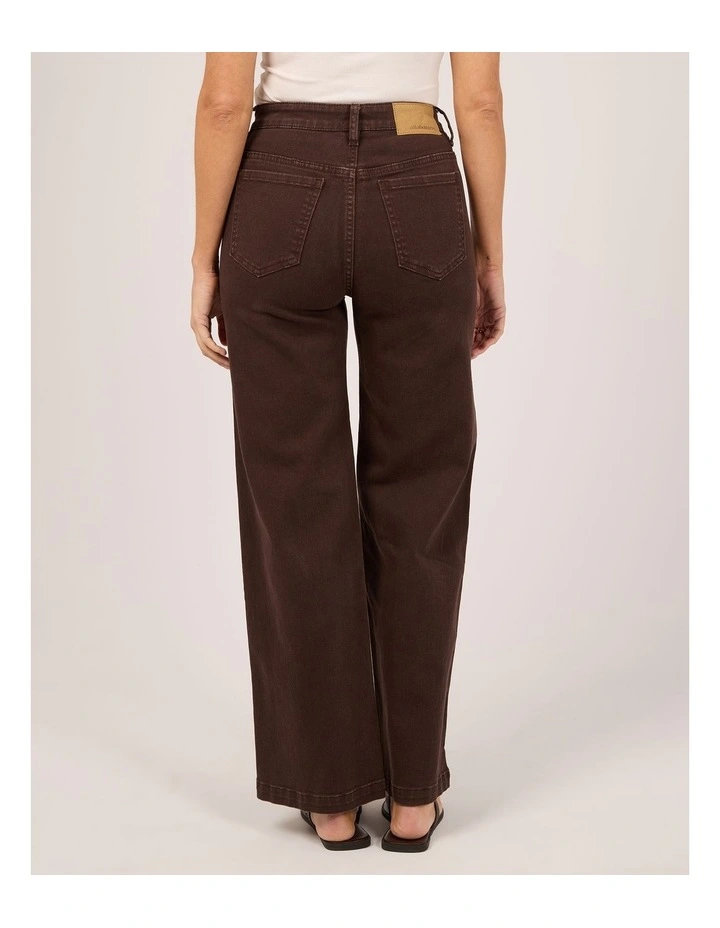 Jacqui Wide Leg - Brown image 2
