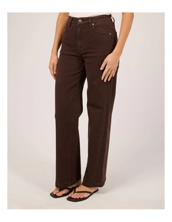 Jacqui Wide Leg - Brown image 4