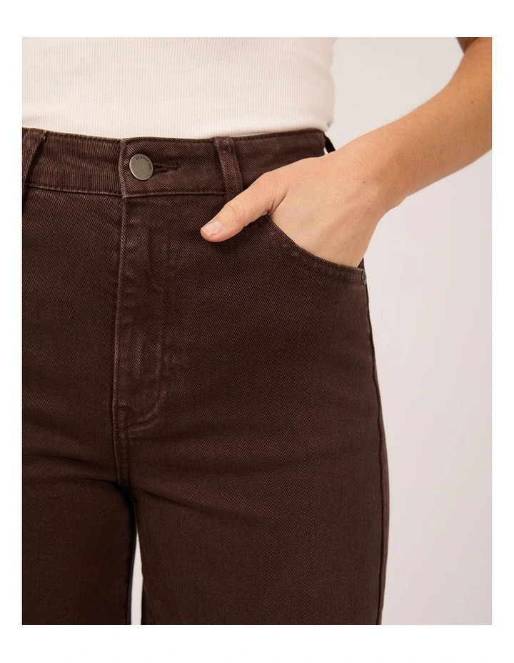 Jacqui Wide Leg - Brown image 5