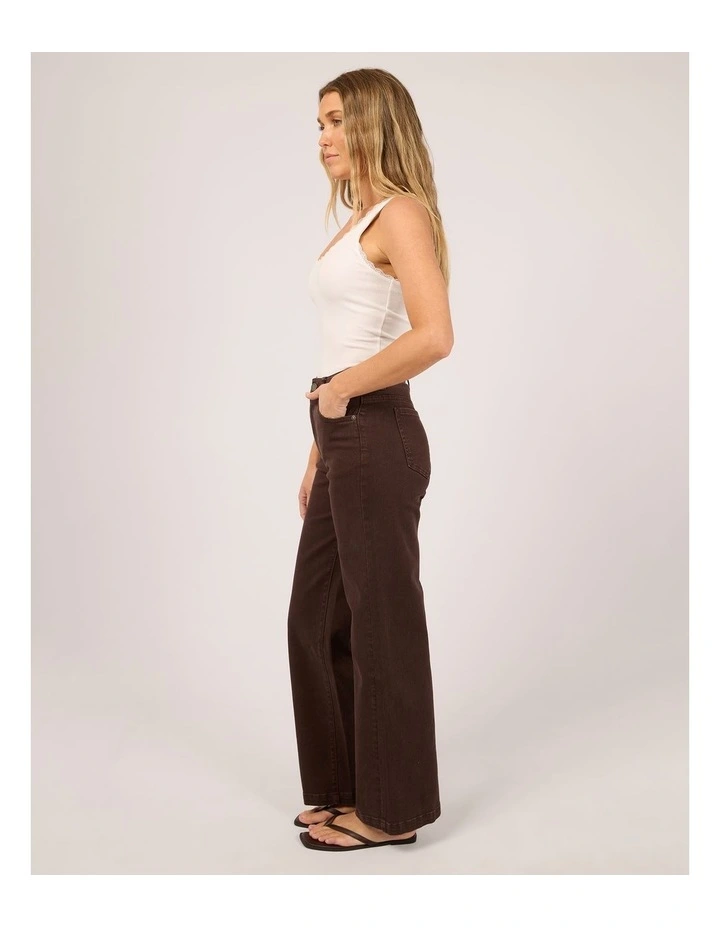 Jacqui Wide Leg - Brown image 6