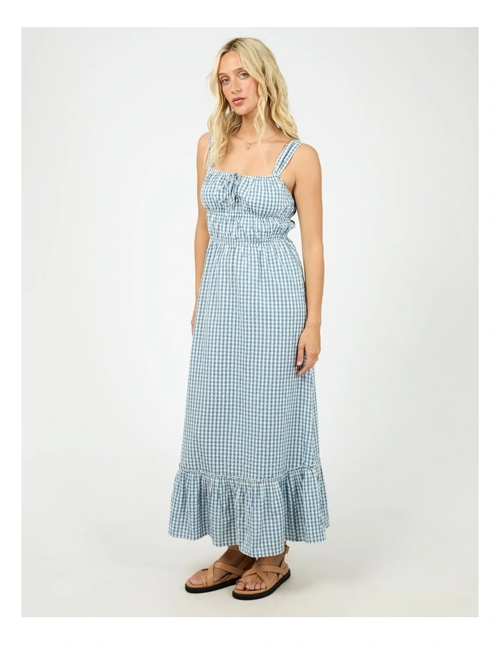 Micky Maxi Dress in Blue image 3