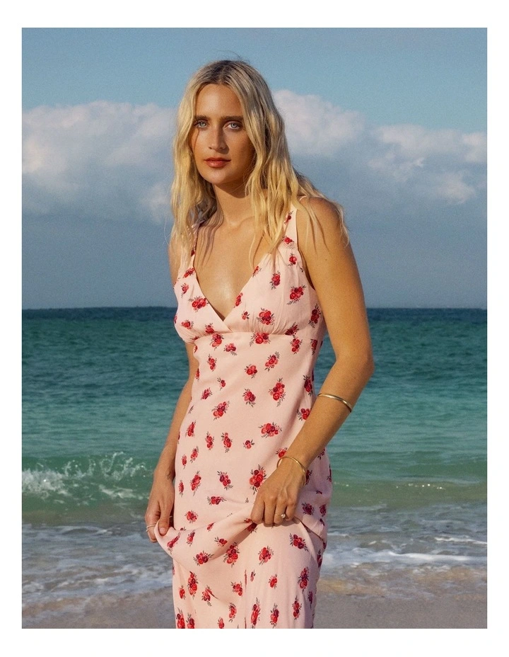 Scarlett Maxi Dress in Pink image 2