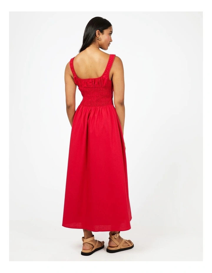 Mavis Maxi Dress in Red image 2
