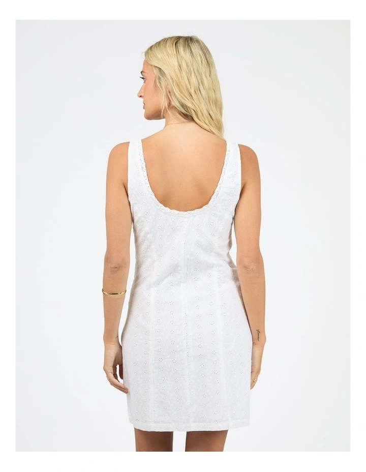 Winslet Mini Dress in White image 2