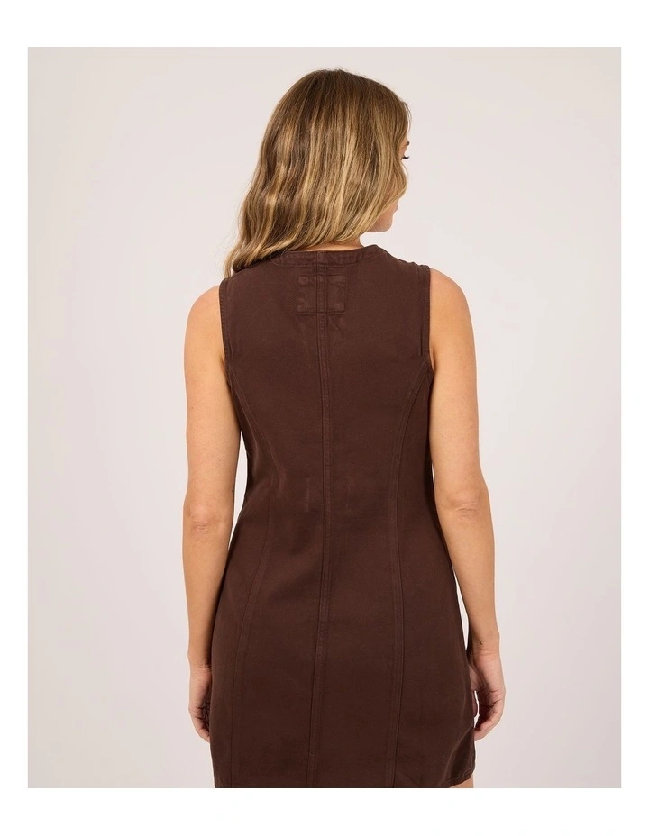 Peta Mini Dress - Brown image 2