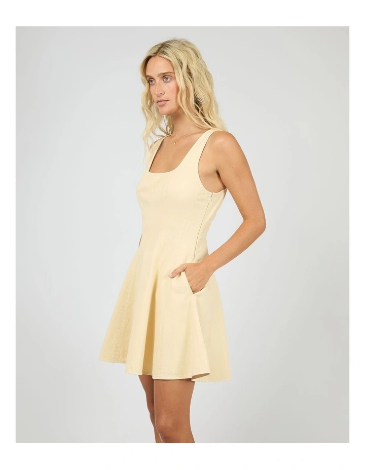 Blakey Mini Dress - Butter image 4