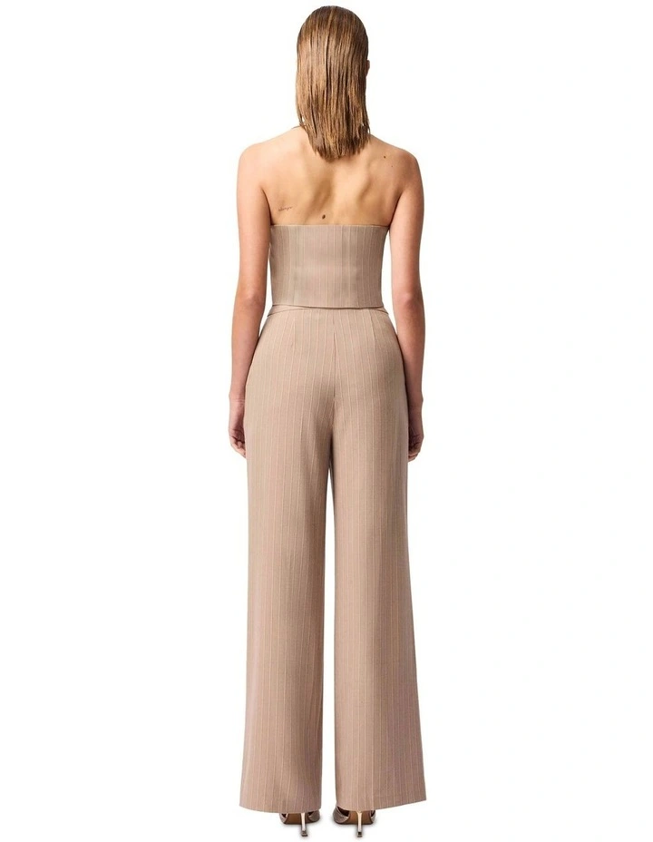 Orlena Fitted Vest in Beige image 2