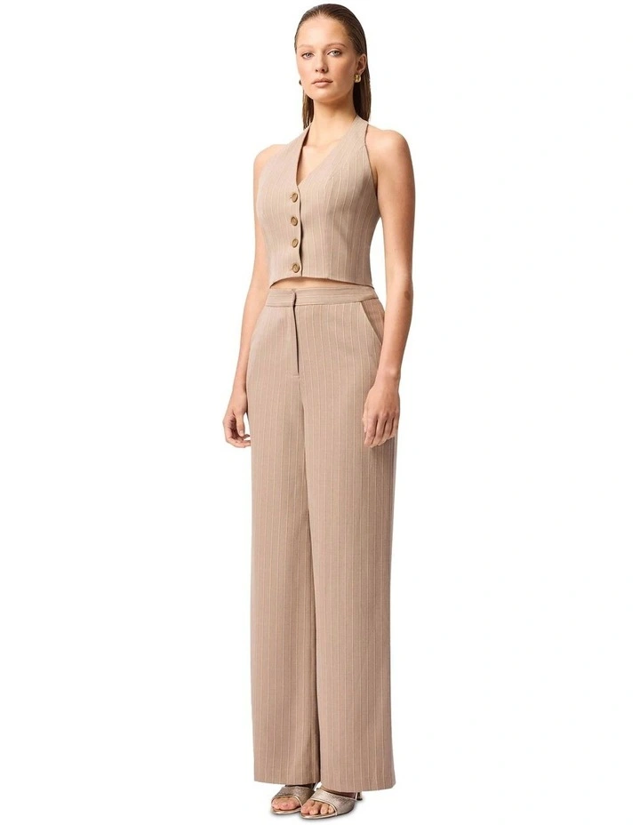 Orlena Trousers in Beige image 3