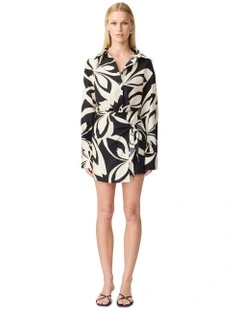 Rhodes Wrap Skort in Black