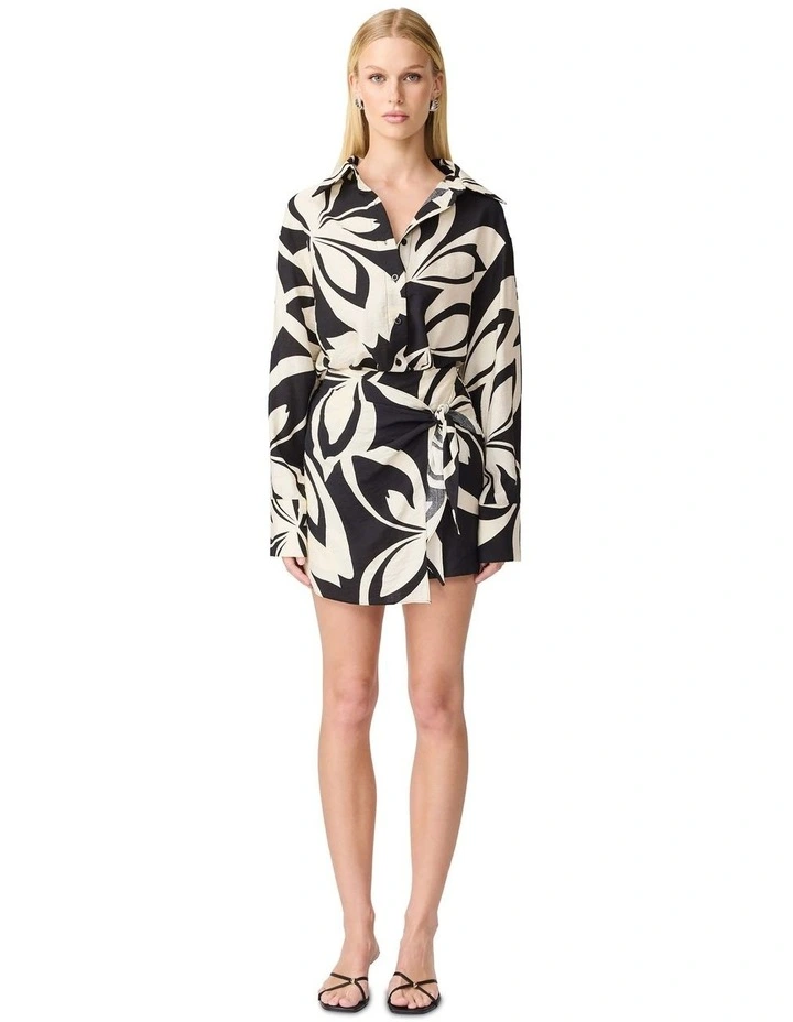 Rhodes Wrap Skort in Black image 1