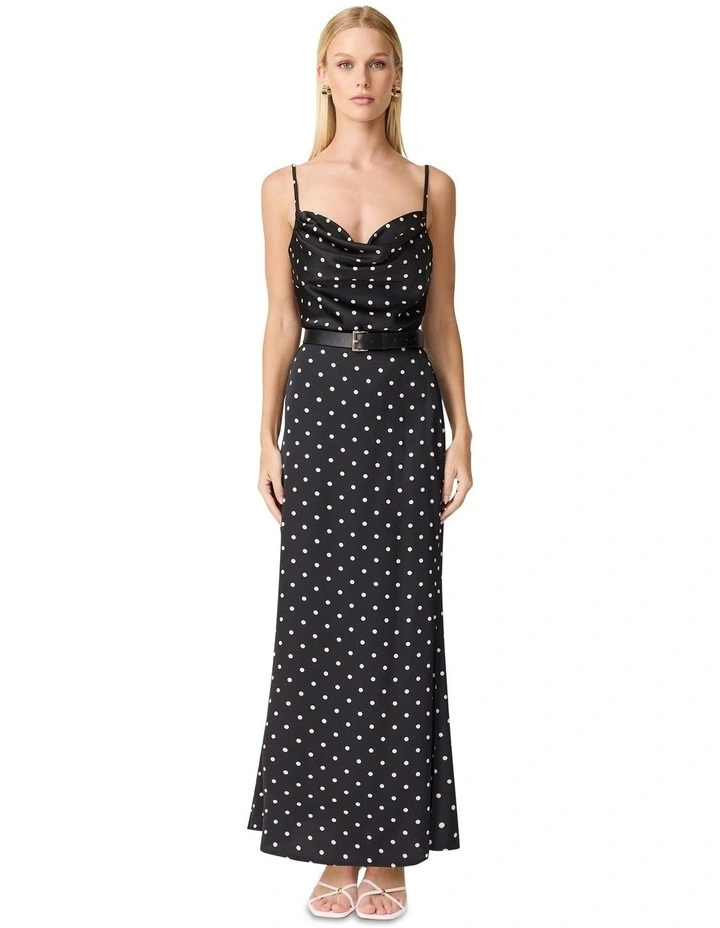 Aurellia Maxi Skirt in Black image 1